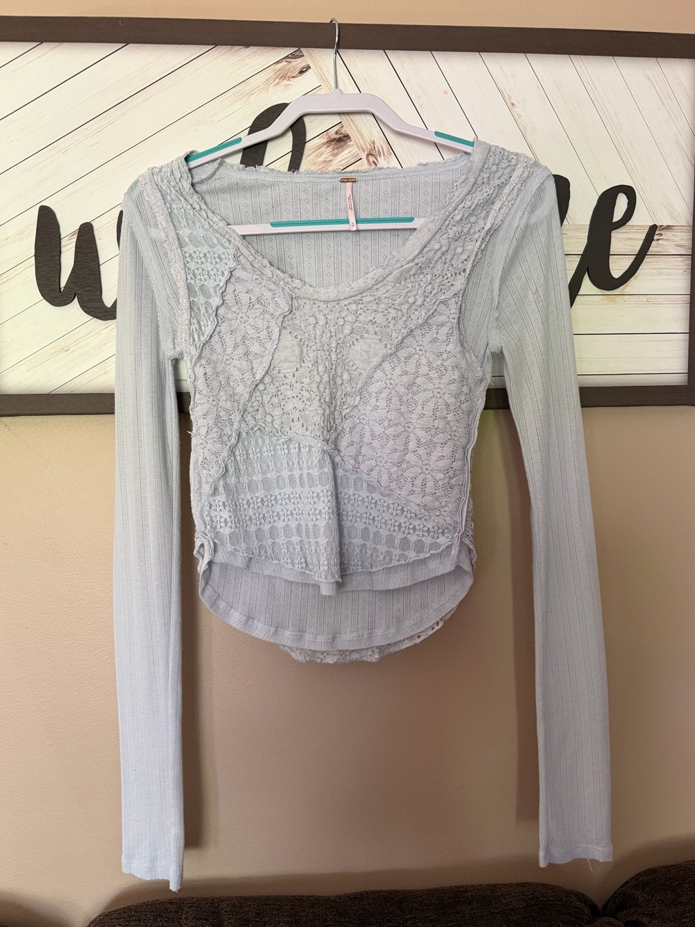 Free People lace top
